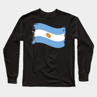 Argentina Flag Long Sleeve T-Shirt